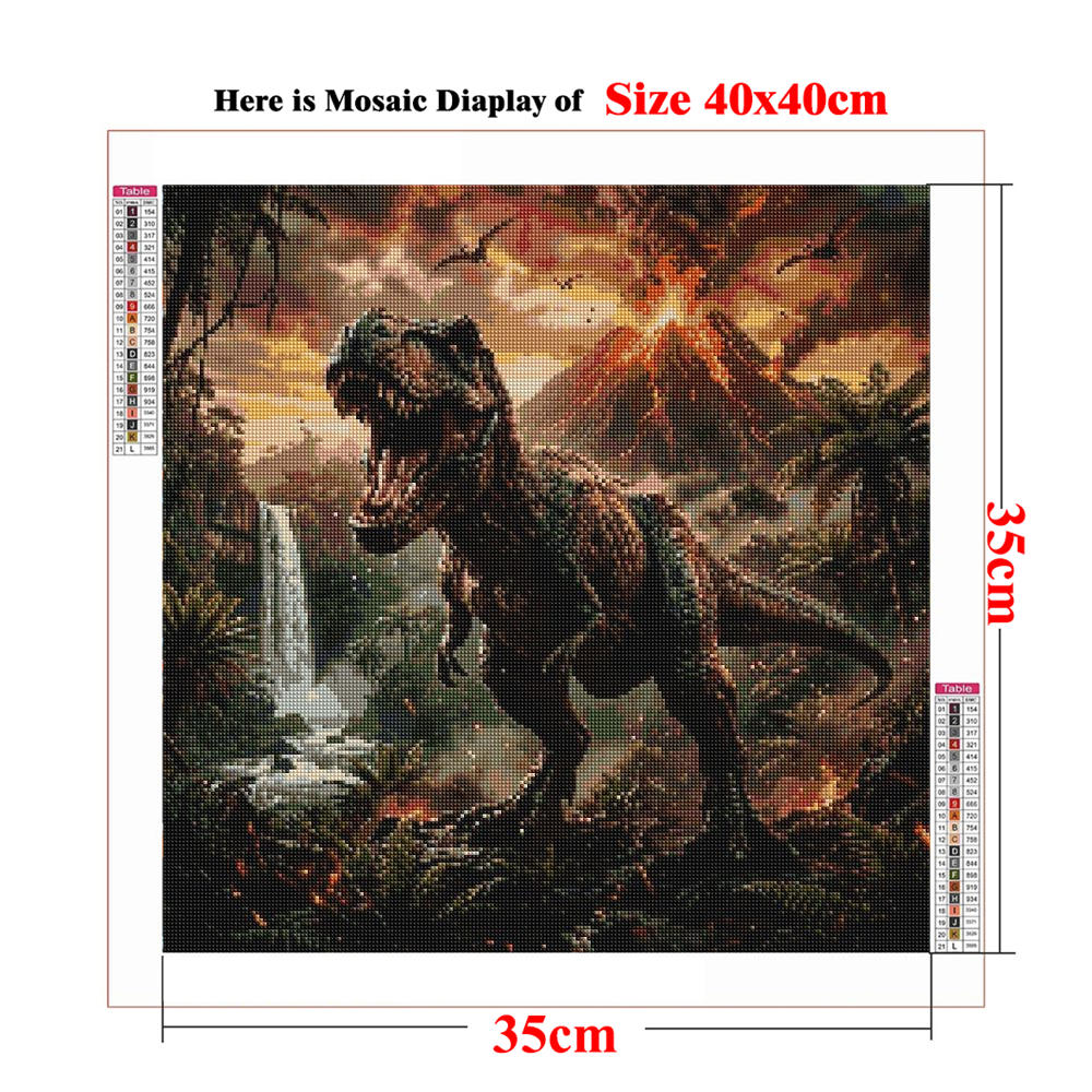 Diamond Painting Kit Ancient D - Volcano Kit Eruption recension och pris