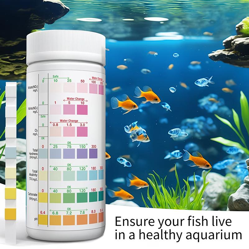 Aquarium Water Test Strips 8 i - Water Testing Kit recension och pris