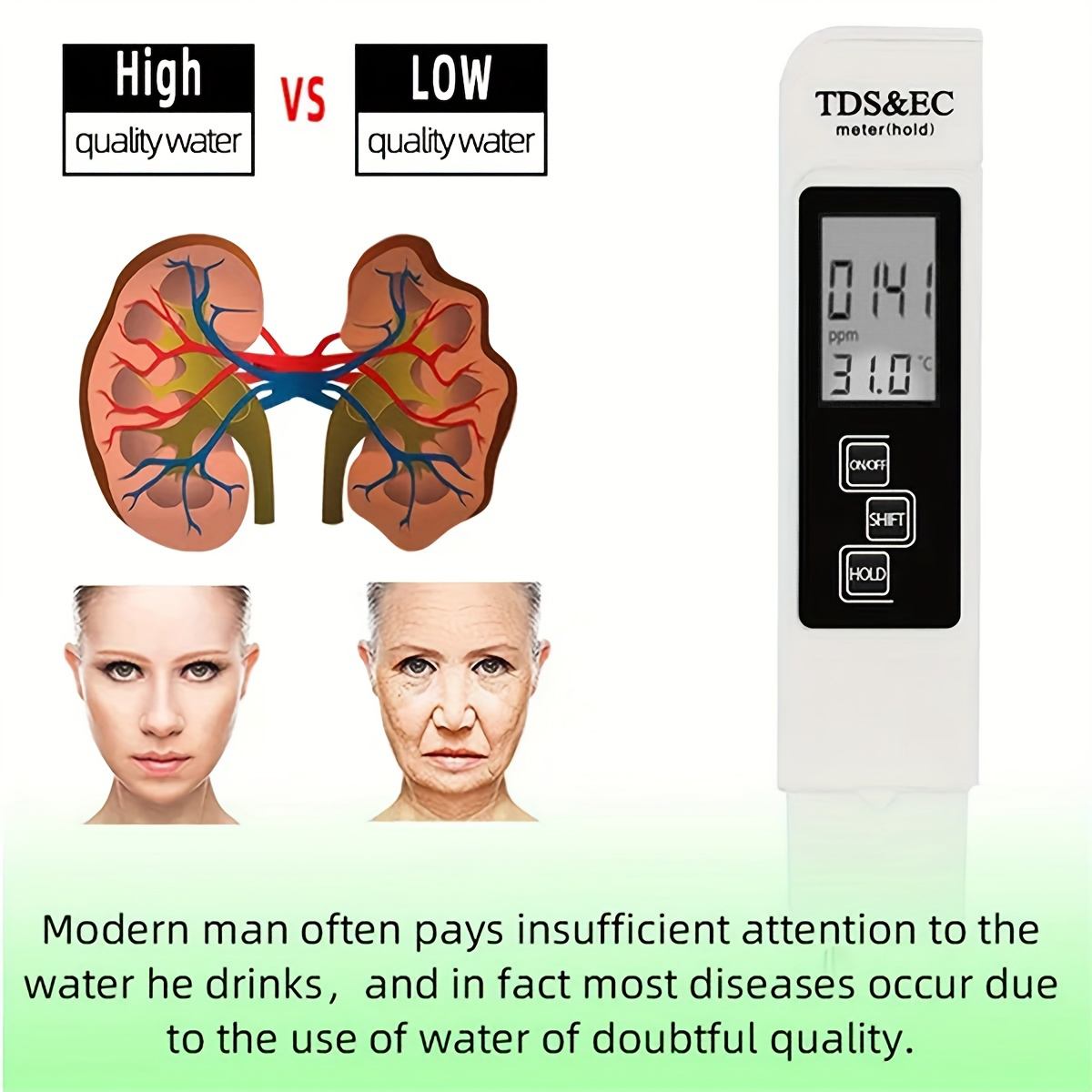 3in1 Water Quality Detection P - Water Testing Kit recension och pris